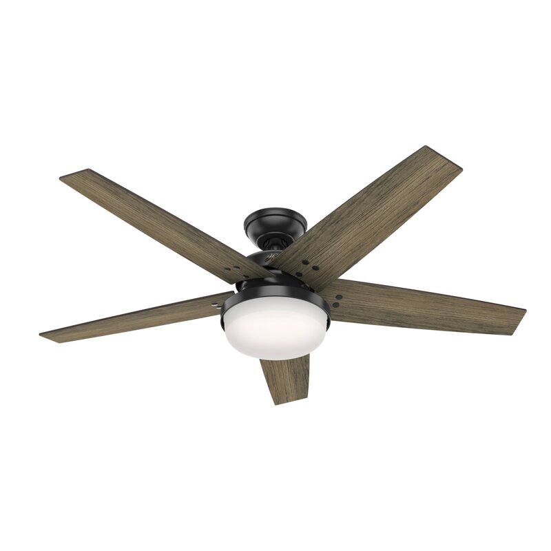 Hunter Fan 52" Brenham 5 - Blade Standard Ceiling Fan with Remote